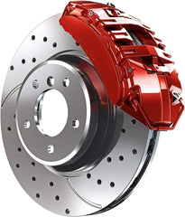 G2 front packaging showing complete red caliper paint kit, highlights convenience
