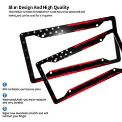GACCAP frame back view with four holes, ensures easy mounting