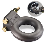 GADFISH front view of forged steel lunette ring showing overall shape and mounting benefit
