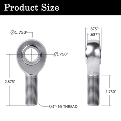GaiRen zinc-coated jam nuts and tube adapter for corrosion protection