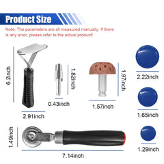 GAOLAOSY roller detail with ergonomic handle for consistent patch bonding
