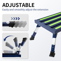GarfatolRv anti-slip platform close-up with traction strips for safer footing