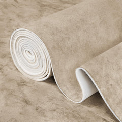 Garifon beige suede front roll showing smooth finish and luxurious look