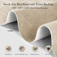 Garifon close-up suede texture highlighting soft touch and OEM feel