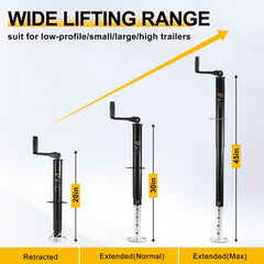 GARTOWEE adjustable drop leg detail offering precise height control benefit