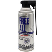 Gasoila Free All front can showing label and nozzle, clear identification and use