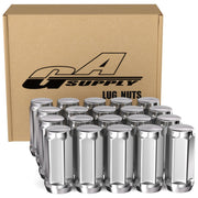 GAsupply chrome lug nuts front packaging shows 20-piece set and tidy box