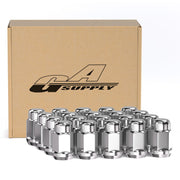 GAsupply front packaging showing 20 chrome lug nuts and organized storage benefit