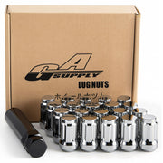 GAsupply front view of 20-piece spline lug nut set and duplex key showing complete kit