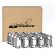GAsupply front view chrome lug nuts showing polished finish and neat styling benefit