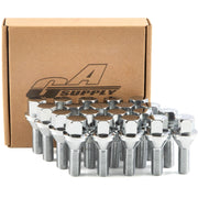 GAsupply lug bolts front packaging showing 20-piece set and OEM fitment benefits