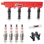 GBTAD front packaging showing coil pack and spark plugs, easy OEM fit