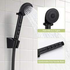 gcbcrit 47-inch PVC hose fully extended showing flexibility and kink resistance