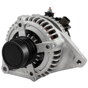 GDSMOTU alternator front view showing mounting points and direct-fit benefit