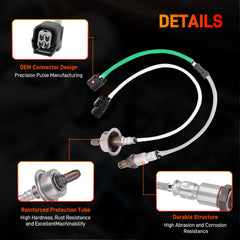 GDUKOP downstream oxygen sensor close-up showing robust housing for reliable readings