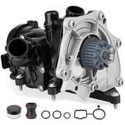 GDUKOP front assembly view showing complete pump and thermostat, ensuring correct fit