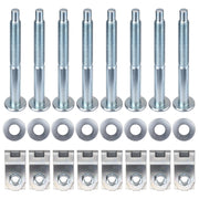 GDUKOP front view of hardware kit showing complete bolt and nut set for quick replacement