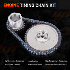 GDUKOP timing chain with cam and crank sprockets arranged for clarity and reliability