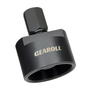 GEAROLL front view of puller showing solid steel body and secure fit benefit