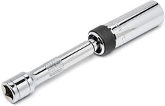 GearWrench close detail of rubber insert protecting spark plug ceramic