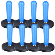 Gebildet front view of eight magnet holders showing compact kit and quick setup benefit
