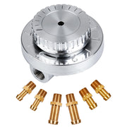 Gedlex regulator front view showing compact body and inlet outlet ports for easy install