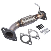 GELUOXI front flex pipe front view showing fit and flange advantage