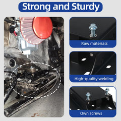 gemigard riser mounted on Predator engine demonstrating correct clearance for torque converter