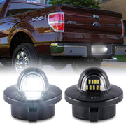 Gempro front view license plate light assembly showing fit and finish for easy upgrade