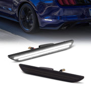 Gempro front view of rear side marker light showing clean OEM fit and improved look