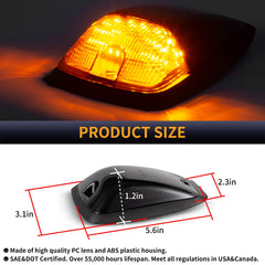 Gempro close-up of smoked lens showing durable finish and clearer road visibility