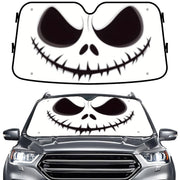GENANY front view of gothic skeleton shade showing full design and protective benefit