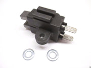 Generac brush holder front view showing mounting and fit for correct replacement