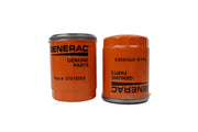 Generac oil filter front packaging showing OEM label and model for correct fit