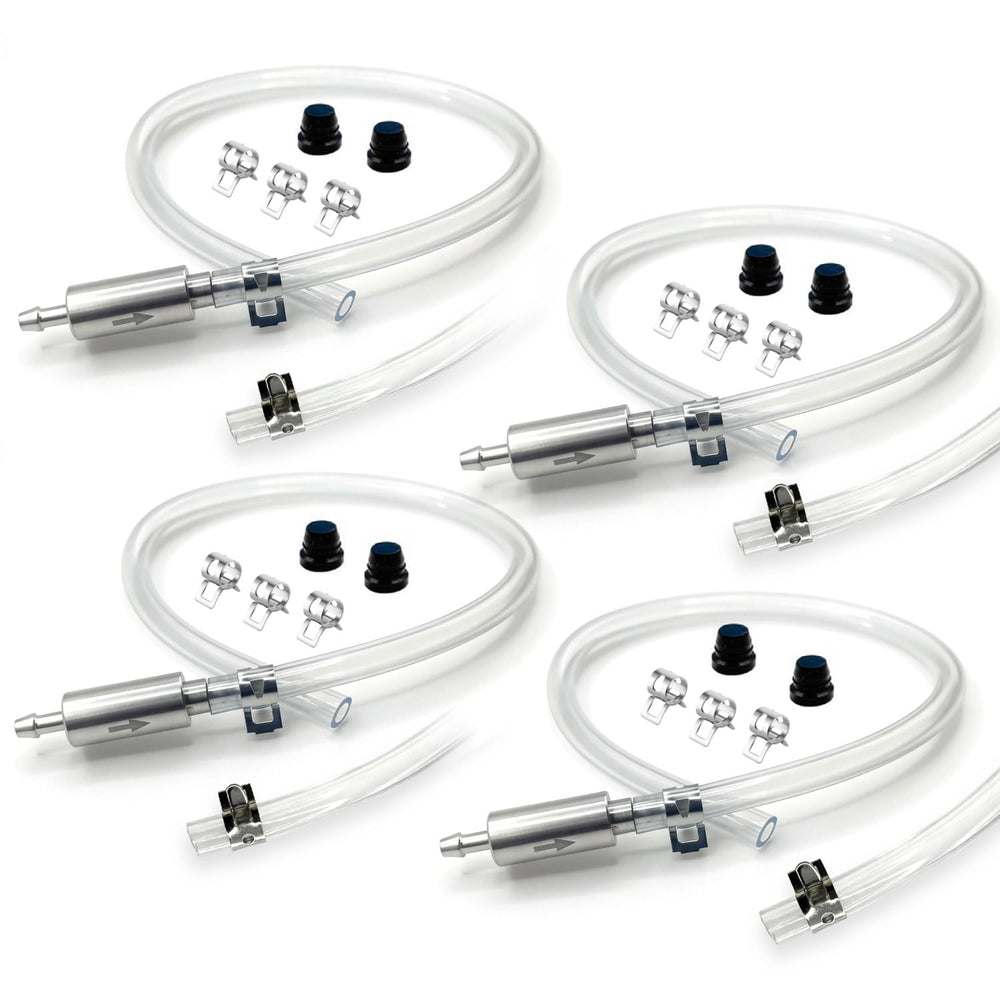 Generic brake bleeder kit front packaging showing contents and compact case benefits