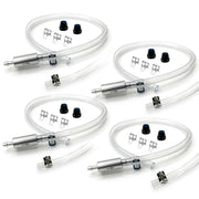 Generic brake bleeder kit front packaging showing contents and compact case benefits