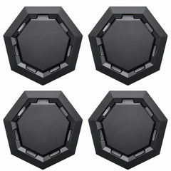 Generic Cyber wheel cap front view showing brand finish and tidy presentation benefit