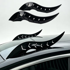 Generic dragon horns front profile showing bold shape and dramatic impact