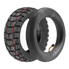 Generic front view of tire and tube set showing complete replacement components and fit