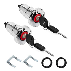 Generic front view of 7748-2PK tool box locks showing complete kit and benefit of ready replacement