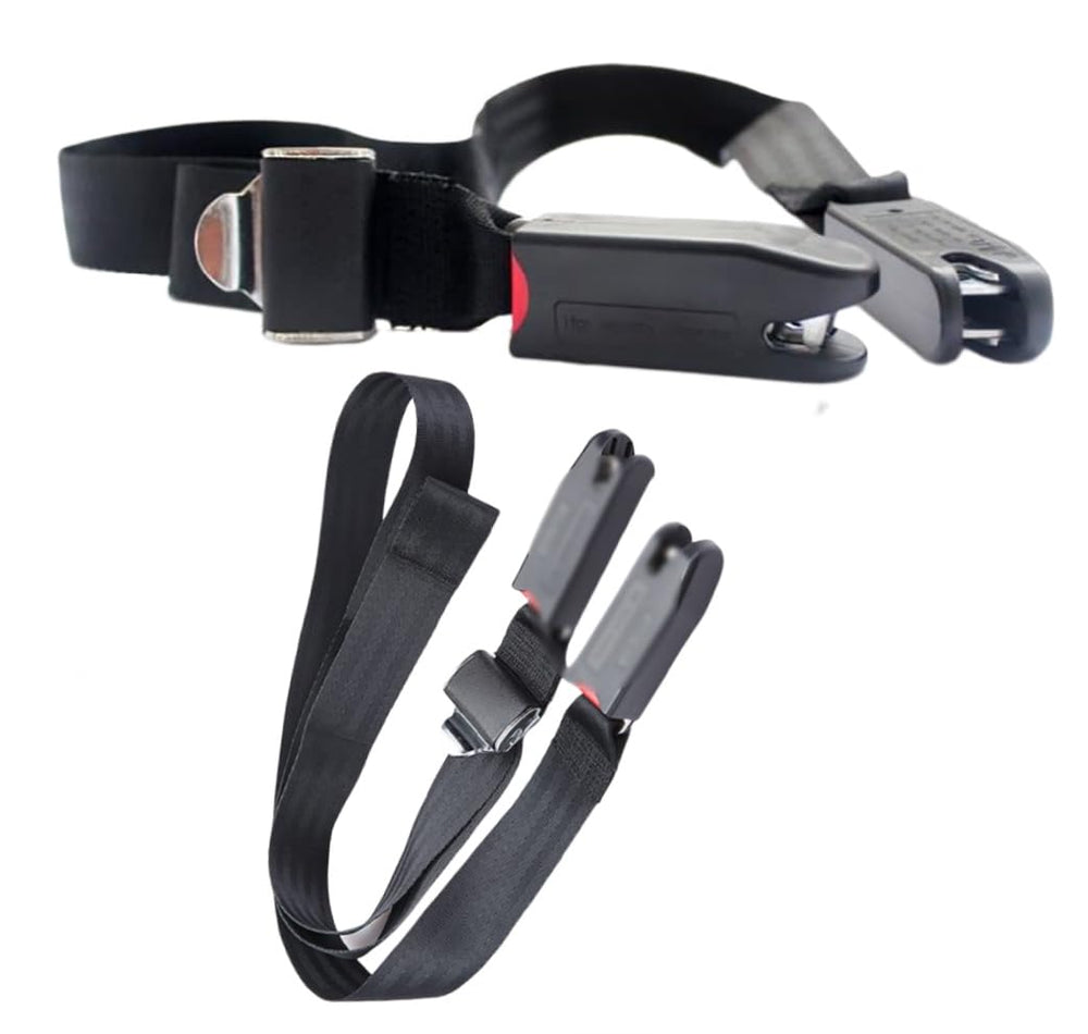Generic ISOFIX strap pads front view showing compact packaging and easy install benefit