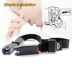Generic ISOFIX strap pads padded material texture highlighting durable protection