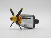 Generic P-51 Old Crow front view showing vintage livery and scent feature