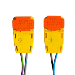 Generic brand connector close-up detail highlighting heat-resistant plastic and secure terminals