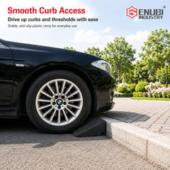 Genubi Industry side angle profile illustrating gentle incline for low vehicles