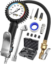 GERCHWAY front view inflator gauge showing compact design and easy handling