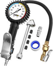 GERCHWAY front view of inflator shows compact design and easy hookup benefit