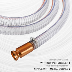 Gerguirry transparent tube with built-in spring preventing kinks