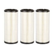 GETOPAUTO front view of 3-pack air filters showing OEM-compatible shape and quick replacement benefit