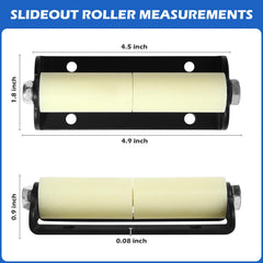 GGTE close-up of nylon roller surface highlighting durable low-friction material benefit